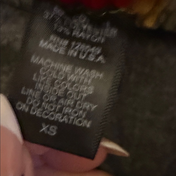 Aviator Nation Gray Cropped Pants with Rainbow Stripes - Picture 3 of 6